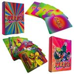 TD Creation Naruto Anime Trading Card Set – Premium Collector’s Edition for Anime Fans and Gamers (Rainbow)