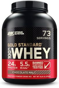 Optimum Nutrition Gold Standard 100% Whey Protein Powder, Chocolate Malt, 2.27 Kilograms