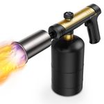 Sondiko Propane Torch Head, Adjustable Kitchen Torch with Igniter, One-Click Max Flame Thrower,Welding Equipment Blow Torch Suitable for Cooking, BBQ,Lighting Fires(Tank Not Included)