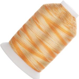 Simthread Variegated Polyester Embroidery Thread 5500Yards 5000M High-Yardage 40WT 100% Polyester Thread, High-Speed Rated – Compatible with Brother, Singer, Janome & More-S149