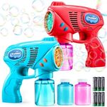 JOYIN 2 Bubble Guns with 2 Refill S