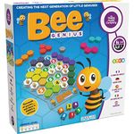 The Happy Puzzle Company Bee Genius Game - 46,656 Puzzle Challenges for Younger Puzzlers - Logic Puzzles STEM Educational Early Learning Resources - Smart Games for Toddlers & Kids Ages 3+