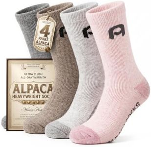 Alpacaparty Alpaca Crew Socks for Men & Women Heavyweight Thermal Socks
