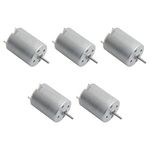 Pxyelec Dc Motor 3V-12V 280 Micro Motor 42 x 24 mm for RC Boat Model Toys Diy (Pack of 5)