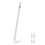 Stylus Pen for iPad Apple 2018-2023, 13 Mins Fully Charged, iPad Pencil Compatible with iPad/iPad Pro/iPad Air/iPad Mini, Palm Rejection, Magnetic, Sensitive