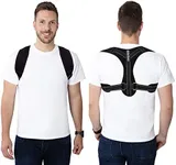 Posture Corrector- Adjustable Posture Brace, Clavicle, Neck and Back Support - Effective And Comfortable Back Straightener -Upper Back Brace - Spine Support - Back Posture Corrector For Women & Men