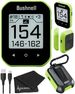 Bushnell Phantom 3 Slope GPS Golf Green with Slope Technology, Touchscreen, Magnetic Cart Mount with Wearable4U Towel Bundle