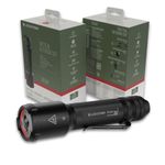 Ledlenser TAC6R Tactical Torch Rechargeable Outdoor Set, LED 2000lm, 6 Modes inc Strobe, Multi-Lens Technology, Up to 370m Beam, IP68 Waterproof, USB-C Battery, for Hunting, Police, Security,