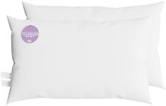 Pillows Standard Size Set of 2 Pillows for Bed by Looms and Linens Pillows American Made Bed Pillow 20x26 inch Sleeping for Bedroom with hypoallergenic Filling.