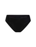 Modibodi Period Pants for Teens - Black Hipster Bikini Bottom Menstrual Underwear - Moderate to Heavy Flow