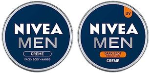 Nivea Men Creme, Mosituriser Cream, 30ml & Men Creme, Dark Spot Reduction Cream, 75ml