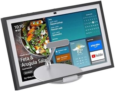 WAWXH1314 Adjustable Stand for Echo Show 15 (1st, 2nd Gen) and Echo Show 21, Rotatable Stand for Echo Show 15, Foldable Alexa Show 15 Stand, Aluminum Echo Show 15 Table Stand
