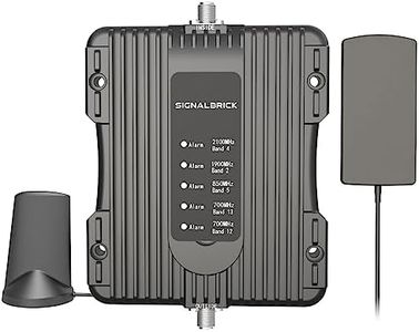 Cell Phone Booster for Car, SUV, Van, Truck, Cell Booster Vehicle Compatible with All Canadian Carriers & Networks, 5G/4G LTE 3G for Bands 12/13/17/5/2/25/4/66, IC Approved