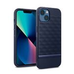 Caseology Polycarbonate Parallax Back Cover Case Designed For Iphone 13 - Midnight Blue