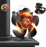 Xmasneed Log Burner Fan - 5 Blade Silent Operation Woodburner Fan for Wood/Log Burners/Fireplace - Increased Efficient Heat Distribution