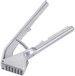 Westmark 4004094300066 Multipurpose Garlic Press with Olive Pitter, Nutcracker & Fish Scaler, Silver