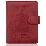 WALNEW RFID Blocking Passport Holder Travel Wallet Cover Case