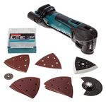 Makita DTM51ZJX7 18V Li-Ion LXT Multi-Tool Kit Complete with Accessories Supplied in A Makpac Case - Batteries and Charger Not Included