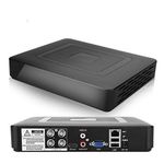 5MP Lite 8 Channel CCTV DVR Recorder, H.265+ Hybrid 5-in-1 Surveillance DVR, Real time Security Video Recorder for Home Surveillance System Camera Compatible AHD/CVI/TVI/DVR/NVR