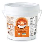 Nutiva Organic Steam-Refined Coconut Oil, 3.79 L, Non-GMO, Fair Trade, Vegan, Keto & Paleo, Neutral Flavor and Aroma for Cooking & Natural Moisturizer for Skin and Hair