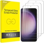 JETech Screen Protector for Samsung Galaxy S23+ / S23 Plus 5G 6.6-Inch, Tempered Glass Film, Fingerprint ID Compatible, HD Clear, 3-Pack