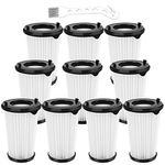 CX7 Filter for AEG Ergorapido Vacuum Cleaner, Pack of 10 Filter for AEG CX7 CX7-2 Filter for Ergorapido Vacuum Cleaner Models such as AEF150, Filter Replacement HEPA Filter for AEG CX7 CX7-2 Models