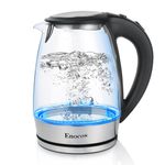 Fast Boil Electric Kettle, 2L, 2300 Watts, Glass Kettle Easy to Clean, Auto Shut-Off and Boil-Dry Protection, BPA Free