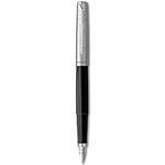 Parker Jotter Originals Fountain Pen | Classic Black Finish | Medium Nib | Blue & Black Ink