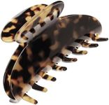 Tortoise Hair Clip for Thick Hair, Large Couture Claw Clip for Women, Extra Strong Hold, Damage-Free Comfort, Elegant French Design, Tokyo | France Luxe