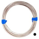 10FT - 925 Sterling Silver Wire Half Hard Round Made in USA by CRAFT WIRE (22 Gauge)