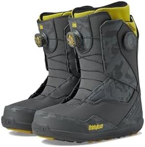 Thirtytwo Mens TM-2 Double BOA Snowboard Boot - 2023/2024 Grey/Yellow (Scott Stevens) | Size 9