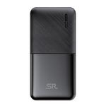 SR Portables 20000mAh High-Capacity Power Bank, 22.5W Fast Power Delivery Charging | Input- Type C, Micro USB | Triple Output - 2 x USB A, 1 x USB C (Black, 20,000 mAh)