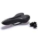 AIKATE Bike Saddle Professional Road Mtb Gel Bicycle Seat Cycling Cushion Pad, Provides Great Comfort For Mountain Bike, Liberate Your Prostate (Black)