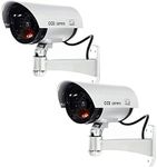 Masione 2 Pack Sliver Fake Camera F