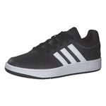 adidas Men's Hoops 3.0 Sneaker, Core Black FTWR White Grey Six, 10 UK