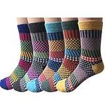 Justay 5 Pairs Womens Wool Socks Vi