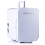 Subcold Ultra 6 Mini Fridge Cooler & Warmer | 3rd Gen | 6L capacity | Compact, Portable and Quiet | AC+USB Power Compatibility (White)