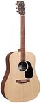 Martin Guitar X Series D-X2E Acoustic-Electric Guitar with Gig Bag, Sitka Spruce and KOA Pattern High-Pressure Laminate, D-14 Fret, Performing Artist Neck Shape