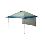Coleman Oasis Instant Pop-Up Canopy Tent with Side Wall Attachment 10x10ft/13x13ft Portable Shelter with One-Push Setup & Takedown Robust Frame with Wheeled Carry Bag