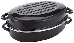 Judge Ovenware Enamel Oval Roaster 36 x 28 x14cm