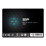 Silicon Power 120GB S55 2.5" 7mm SATA III Internal SSD, Read up to: 520MB/s, 3K P/E Cycle Toggle