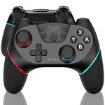 SZPACMATE-Nintendo Games Switch Controller, Rechargeable Remote Wireless Switch Lite Controller Gamepad Joypad with Adjustable Turbo Dual Shock Gyro Axis Compatible with Nintendo Switch/Switch Pro