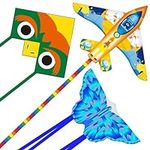 Kites 3 Pack, Kites for Kids and Ad