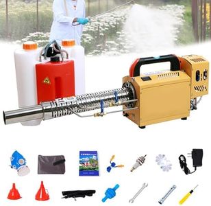 Pulse Jet Thermal Fogger, Sprayer Agricultural Portable 360 ° Spray in All Directions,15L Portable Thermal Fogger Machine Effectively Improves Work Efficiency Reduces Labor Costs 180K