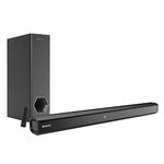 ZEBRONICS ZEB-JUKEBAR 3901, 80W multimedia soundbar with subwoofer supporting Bluetooth, HDMI(ARC), Coaxial in, AUX, USB and Remote control (Black)