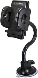 Bracketron Universal Grip-iT Rotating Windshield Car Mount Phone Holder Cradle Hands Free iPhone X 8 Plus 7 SE 6s 6 5s 5 4 Samsung Galaxy S9 S8 S7 S6 S5 Note Google Pixel 2 XL LG Nexus Sony PHW-203-BL