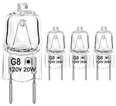 Halogen Light Bulb for GE Microwave Oven, Light Bulb for GE Samsung Elite Maytag Over The Stove Range Microwave, Kitchen Night Light/Stove Light Bulb for GE Microwave, Replaces WB25X10019, 4 Pack