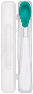 OXO TOT On-The-Go Feeding Spoon with Travel Case, Teal,