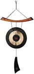 Woodstock Wind Chimes for Outside, Garden, Patio, Porch and Outdoor Decor, Wind Gong Style Wind Chimes (30") Healing Gong Gifts (HG)