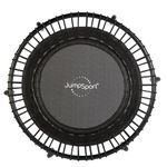 JumpSport 220 Fitness Rebounder Mini Trampoline for Home Cardio Fitness, Black